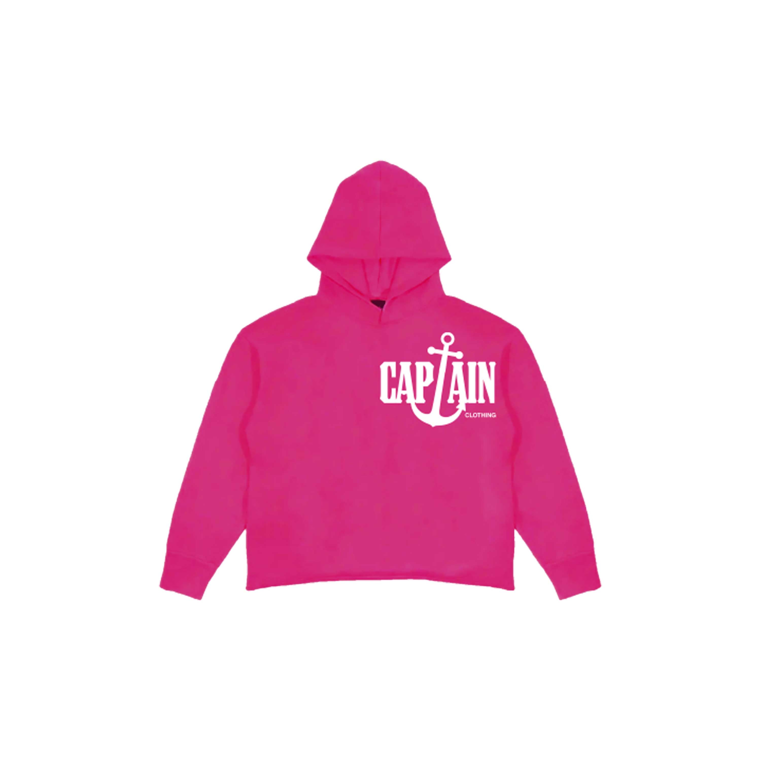 Hot Pink "HOLD ME DOWN" Puff Print Hoodie