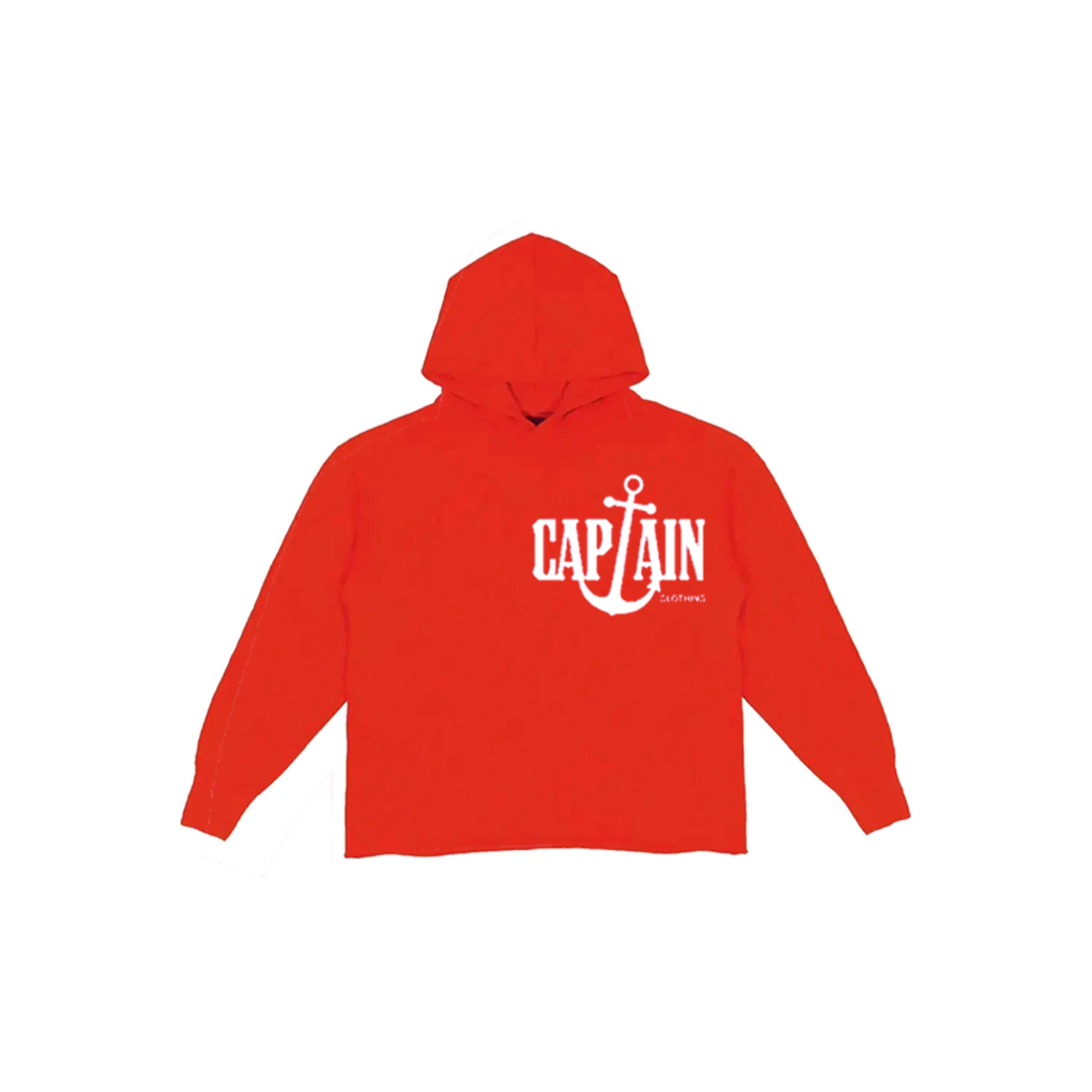 Red "HOLD ME DOWN" Puff Print Hoodie